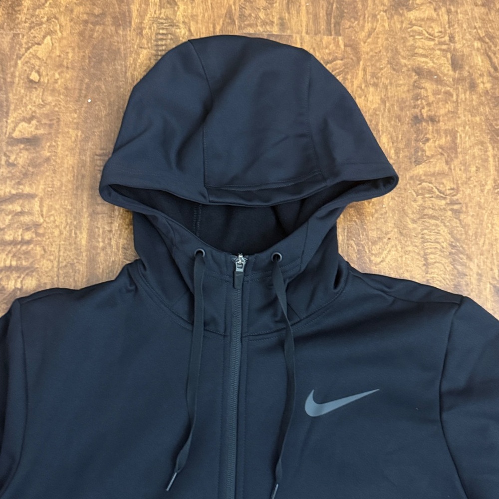 Nike Black Therma-Fit Performance Jacket with a hood Size XXL - Picture 3 of 17